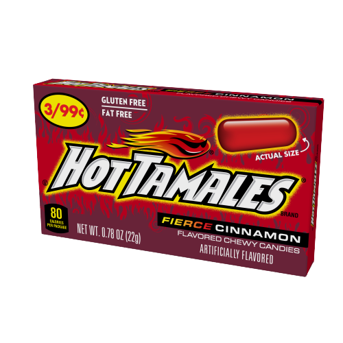 Hot Tamales Fierce Cinnamon 0.78 oz. Box