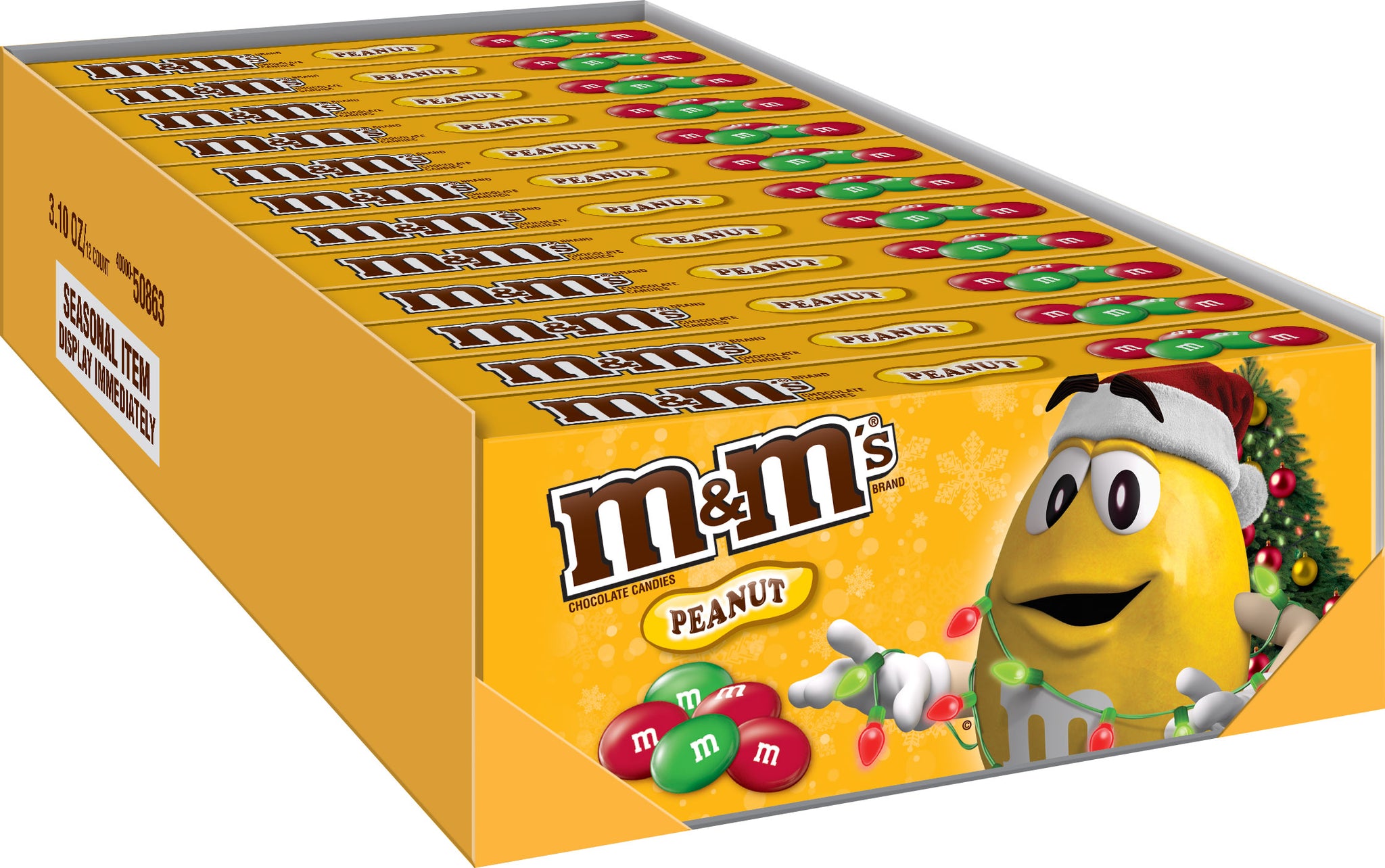 peanut m&ms box