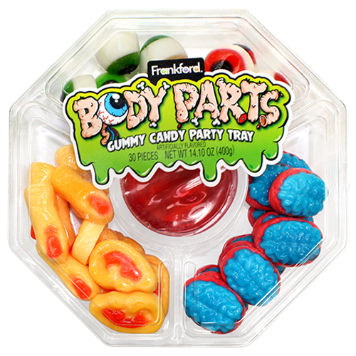 Frankford Body Parts Gummy Candy Party Tray 14.10 oz. -  For fresh candy and great service, visit www.allcitycandy.com