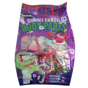 All City Candy Frankford Gummy Candy Body Parts 50 Count Bag Halloween Frankford Candy For fresh candy and great service, visit www.allcitycandy.com