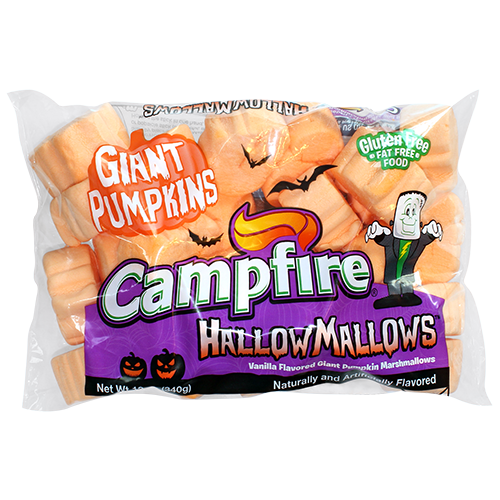 Campfire HallowMallows Giant Pumpkins 12 oz Bag - For fresh candy and great service, visit www.allcitycandy.com