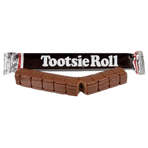 All City Candy Giant Tootsie Roll - 3-oz. Bar Chewy Tootsie Roll Industries Case of 24 For fresh candy and great service, visit www.allcitycandy.com