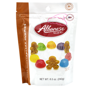 Albanese Jolly Gingerbread Gummy 5 lb. Bulk Bag - For fresh candy and great service, visit www.allcitycandy.com
