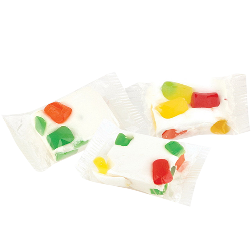 Golden Bon Bon Wrapped Fruity Ju Jube Nougat - Bulk Bag - Visit www.allcitycandy.com for great candy, service and delicious treats.
