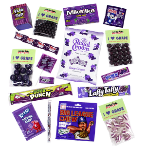 I ❤️ Grape Assortment Box - For fresh candy and great service, visit www.allcitycandy.com