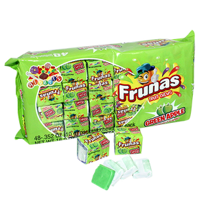 All City Candy Frunas Green Apple Fruit Chews - Pack of 48 Chewy Albert's Candy For fresh candy and great service, visit www.allcitycandy.com