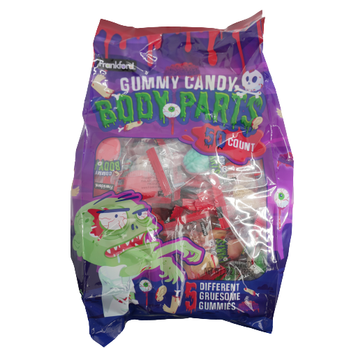 All City Candy Frankford Gummy Candy Body Parts 50 Count Bag Halloween Frankford Candy For fresh candy and great service, visit www.allcitycandy.com