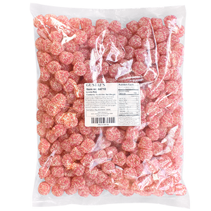 Gustaf's Lovely Pink Gummy Berries 4.4 lb. Bag - For fresh candy and great service, visit www.allcitycandy.com