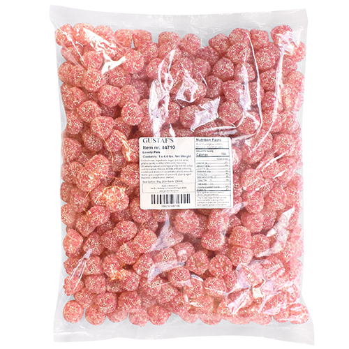 Gustaf's Lovely Pink Gummy Berries 4.4 lb. Bag - For fresh candy and great service, visit www.allcitycandy.com