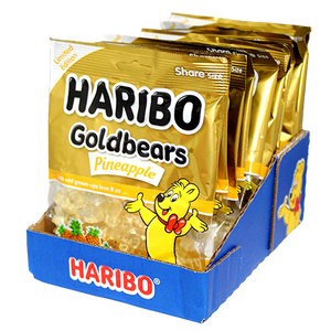 For fresh candy and great service, visit www.allcitycandy.com - Haribo Goldbears Pineapple 4 oz. Bags