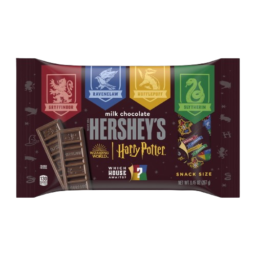 Harry Potter Milk Chocolate Hershey's Snack Size Bar 9.45 oz. Bag - Visit www.allcitycandy.com for great candy and delicious treats!