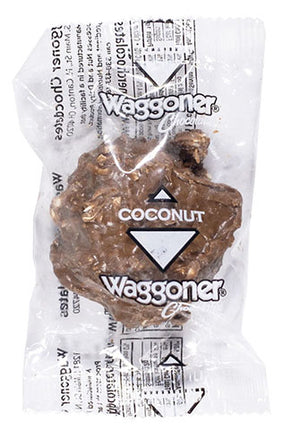 Waggoner Wrapped Milk Chocolate Coconut Haystack 1 lb. Box