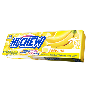 All City Candy Hi-Chew Banana Fruit Chews - 1.76-oz. Bar 1 Bar Chewy Morinaga & Company For fresh candy and great service, visit www.allcitycandy.com