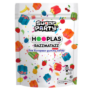 Sugar Party Hooplas Razzmatazz European Gummy Candy 6 oz. Bag