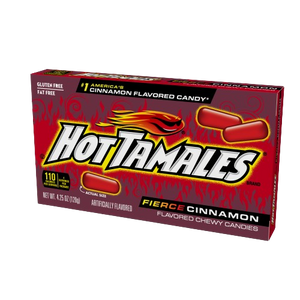 Hot Tamales Fierce Cinnamon 4.25 oz Theater Box - Visit www.allcitycandy.com for great candy and delicious treats!