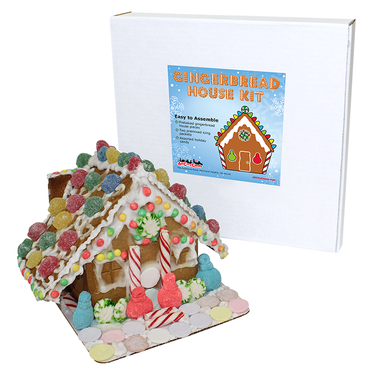 All City Candy Deluxe Gingerbread House - For fresh candy and great service, visit www.allcitycandy.com