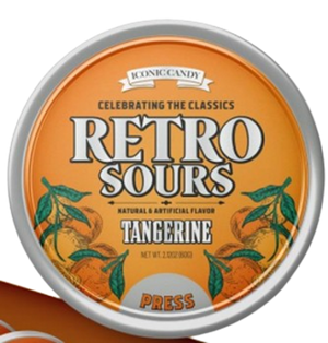 Iconic Retro Sours Tangerine - For fresh candy and great service, visit www.allcitycandy.com