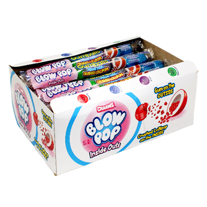 For fresh candy and great service, visit www.allcitycandy.com - Charms Blow Pop Inside Out 8 Tube Gumball 2.3 oz.