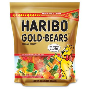 All City Candy Haribo Gold-Bears Gummi Candy Peg Bags Gummi Haribo Candy 10-oz. Bag For fresh candy and great service, visit www.allcitycandy.com