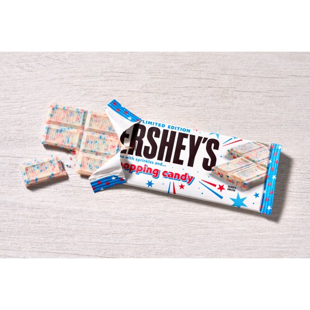 Hershey's White Cream With Sprinkles And Popping Candy Bar - 42g - Best  Before 1st February 2024