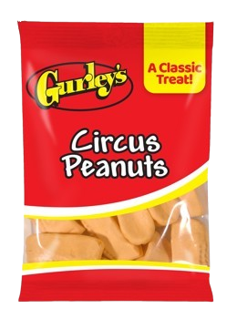 Gurley's Circus Peanuts 3.75 oz. Bag - For fresh candy and great customer service, visit www.allcitycandy.com