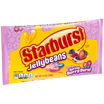 Starburst Spring Berry Burst Jelly Bean 14 oz. Bag - Discover www.allcitycandy.com for bulk candy, chocolates, gummies & seasonal sweets. Perfect for parties, gifts & everyday treats—shop your favorites now!