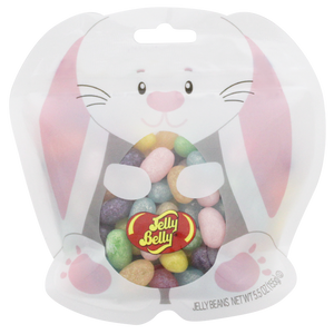 For fresh candy and great service, visit www.allcitycandy.com - Jelly Belly Jewel Spring Mix Bunny Pouch 5.5 oz. Bag