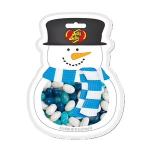 Jelly Belly Snowman Jelly Bean 5.5 oz. Pouch - Visit www.allcitycandy.com for great candy, service and delicious treats!