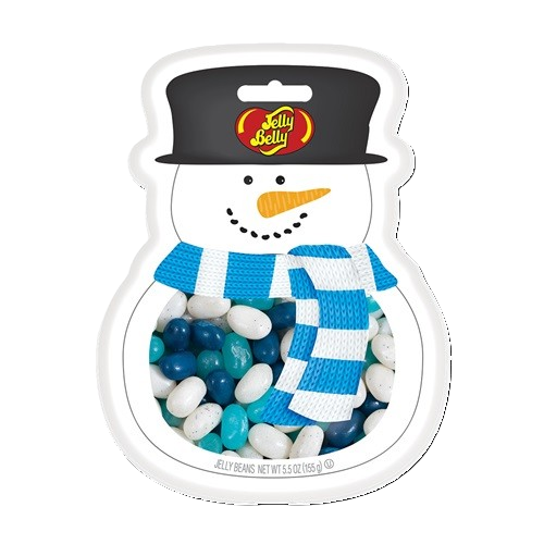 Jelly Belly Snowman Jelly Bean 5.5 oz. Pouch - Visit www.allcitycandy.com for great candy, service and delicious treats!