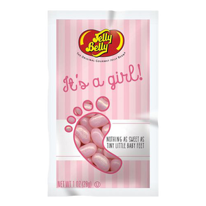 Jelly Belly It's A Girl Jelly Beans - 1-oz. Bag - For fresh candy and great service, visit www.allcitycandy.com