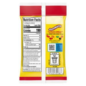 Jujyfruits Original Chewy Candy Pocket Pack, 2 oz Bag - All City Candy