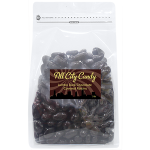 All City Candy Dark Chocolate Raisins Bulk Bags Bulk Unwrapped Albanese Confectionery For fresh candy and great service, visit www.allcitycandy.com