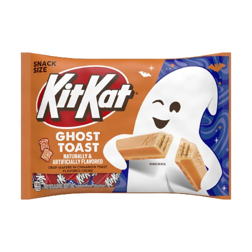 Kit Kat Halloween Ghost Toast Snack Size 9.8 oz. Bag - For fresh candy and great service, visit www.allcitycandy.com