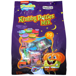 Frankford SpongeBob Squarepants Krabby Patties Mix 60 count 19.05 oz. Bag - For fresh candy and great service, visit www.allcitycandy.com