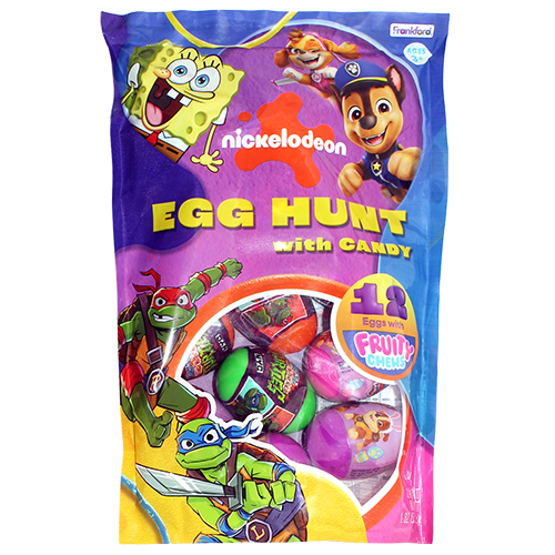 Frankford Nickelodeon 12 Count Egg Hung 1.82 oz. Bag