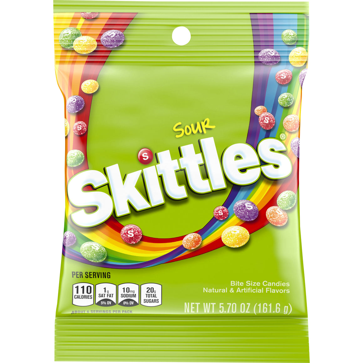 All City Candy Skittles Chewy Sour Bite Size Candies - 5.7-oz. Bag Sour Wrigley For fresh candy and great service, visit www.allcitycandy.com