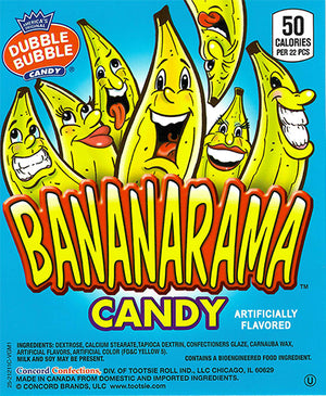 Bananarama Pressed Candy 3 lb Bulk Bag - For fresh candy and great service, visit www.allcitycandy.com