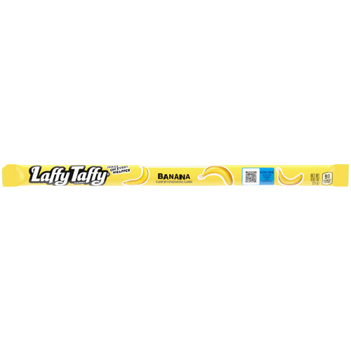 All City Candy Laffy Taffy Banana Rope .81 oz. 1 Piece Taffy Ferrara Candy Company For fresh candy and great service, visit www.allcitycandy.com