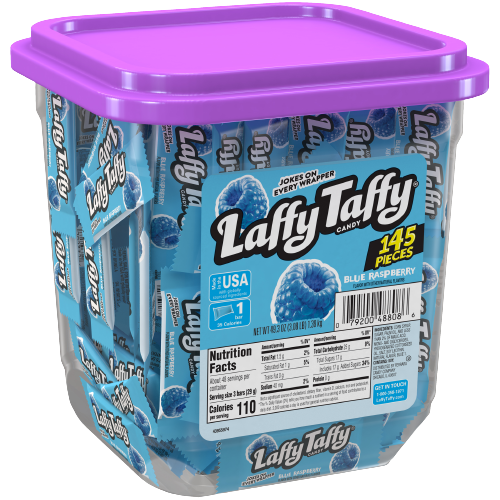 Blue Raspberry Laffy Taffy Laffy Taffy Blue Raspberry Candy Mini Bar .3 oz. - All City Candy