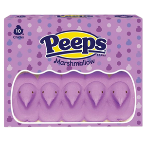 All City Candy Peeps Lavender Marshmallow Chicks - 10-Pack Easter Just Born Inc For fresh candy and great service, visit www.allcitycandy.com