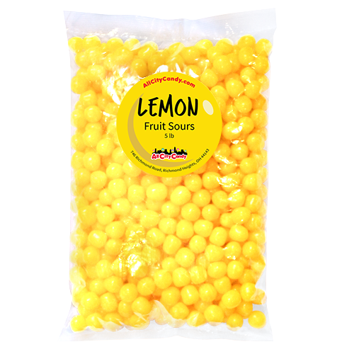 All City Candy Lemon Fruit Sours Candy - 5 LB Bulk Bag Sweet Candy Company For fresh candy and great service, visit www.allcitycandy.com