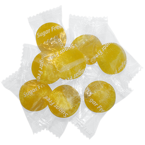 Atkinson Sugar Free Lemon Button 2 lb. Bulk Bag - Visit www.allcitycandy.com for great candy, service and delicious treats.