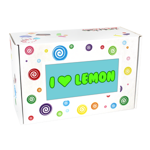 I Love Lemon $30 Assortment Box - For fresh candy and great service, visit www.allcitycandy.com