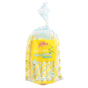 For fresh candy and great service, visit www.allcitycandy.com - Gilliam Olde Timey Lemon Drop Soft Sticks 5 oz. Bag