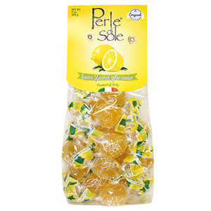 Perle di Sole Lemon Jellies 7.05 oz. Bag - Visit www.allcitycandy.com for great candy, service and delicious treats.