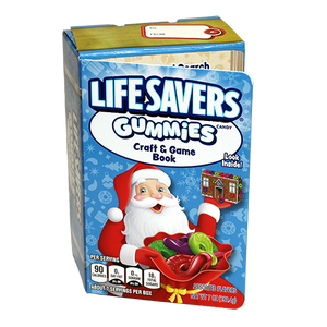 For fresh candy and great service, visit www.allcitycandy.com - Lifesavers Christmas Gummies Sweet Game Book 7 oz.