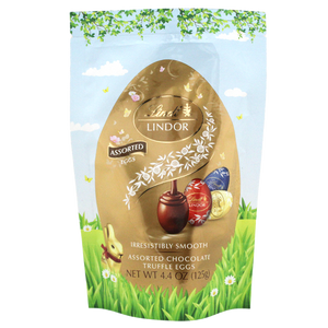 For fresh candy and great service, visit www.allcitycandy.com  - Lindt Assorted Chocolate Truffle Eggs 4.4 oz. Ba
