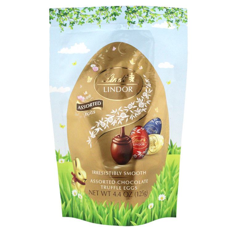 For fresh candy and great service, visit www.allcitycandy.com  - Lindt Assorted Chocolate Truffle Eggs 4.4 oz. Ba