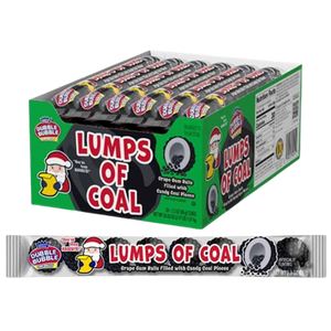 Dubble Bubble Lumps of Coal 8 Tube Gumball 2.3 oz.