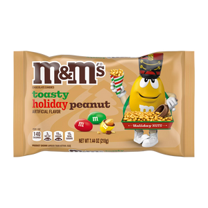 M&M Toasty Holiday Peanut 7.44 oz. Bag